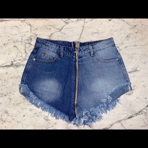 jean shorts